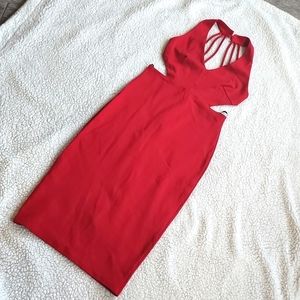COPY - Red cut out dress